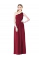 Soft Chiffon A-Line Long Sleeveless Bridesmaid Evening Dress Sheffield