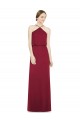 Soft Chiffon Long Sleeveless Open Back Bridesmaid Dress Sheffield