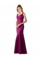 Satin Sheath Long Sleeveless Open Back Black Tie Evening Gown / Prom Dress / Bridesmaid Dress Sheffield