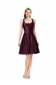 Satin A-Line Knee Length Sleeveless V-Back Prom Dress / Bridesmaid Dress Sheffield